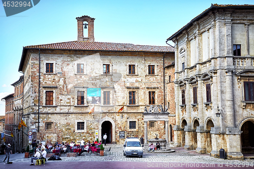 Image of View of Montepulciano Piazza Grande 