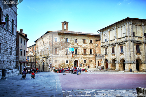 Image of View of Montepulciano Piazza Grande 