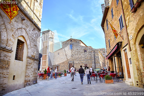 Image of View of Montepulciano Piazza Grande 