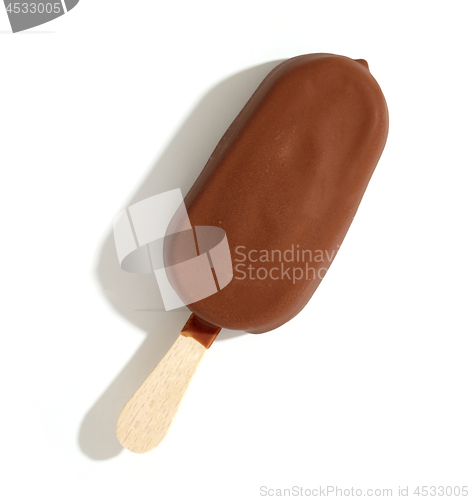 Image of Ice cream on white background