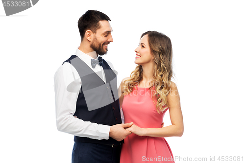 Image of happy couple in party clothes