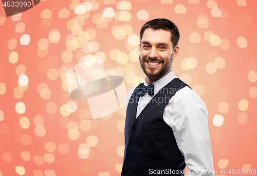Image of happy man in party clothes