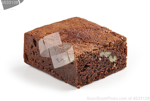 Image of piece of brownie cake