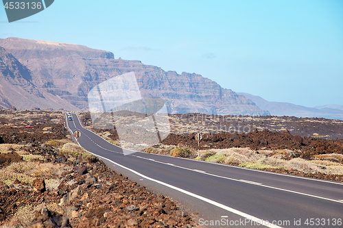 Image of Landscape of Lanzarote Island, Canaries