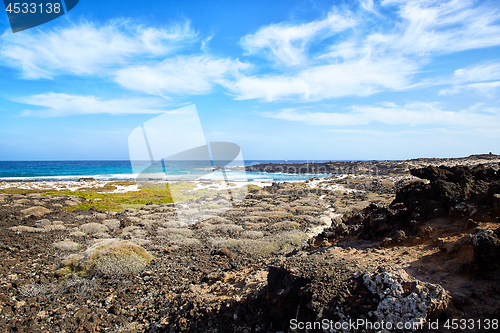 Image of Landscape of Lanzarote Island, Canaries