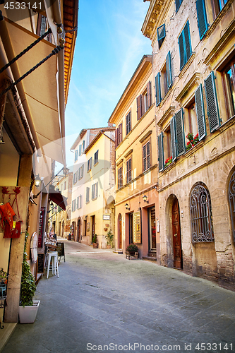 Image of Street view of Montepulciano, Italy