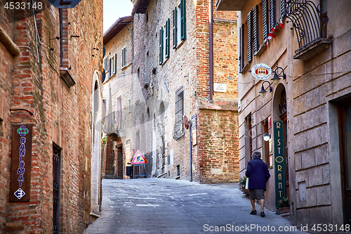 Image of Street view of Montepulciano, Italy