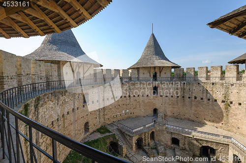 Image of Inner space of medieval fortress in Soroca, Republic of Moldova