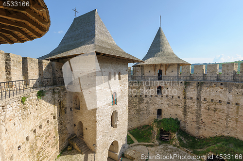 Image of Inner space of medieval fortress in Soroca, Republic of Moldova