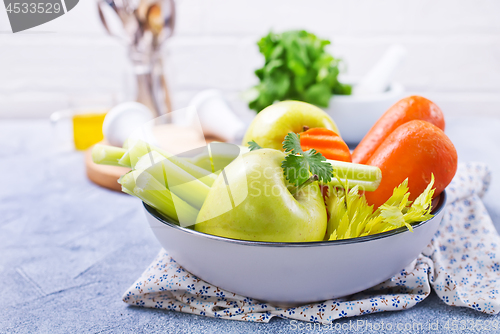 Image of ingredients for salad