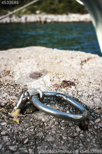 Image of Crazy crafted metal mooring ring