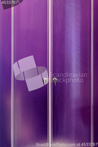 Image of Purple Glass Door