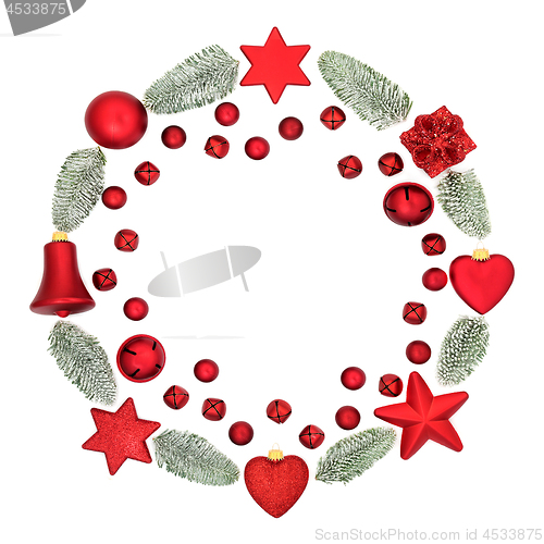 Image of Abstract Christmas Wreath