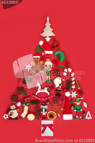 Image of Abstract Christmas Tree Decoration