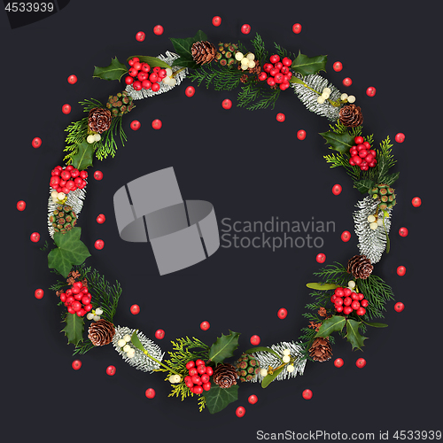 Image of Holly Berry Christmas Wreath