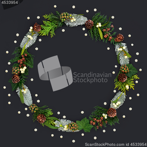 Image of Abstract Winter Wreath