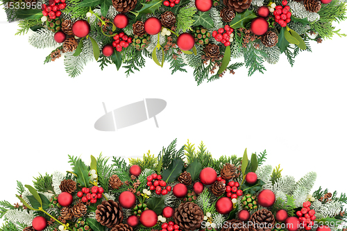 Image of Christmas Background Border  