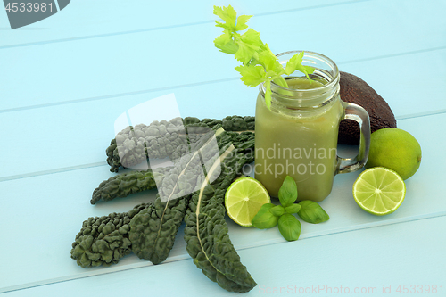 Image of Health Food Vegetable Smoothie Drink
