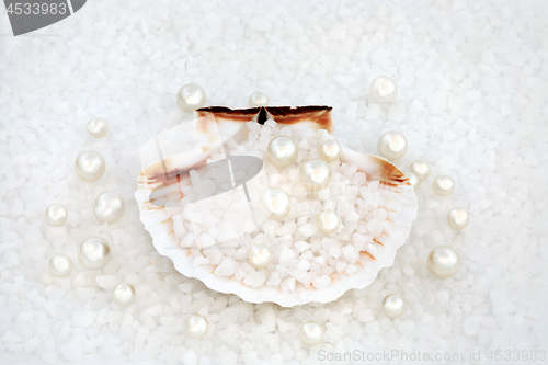 Image of Oyster Pearls and Course Sea Salt