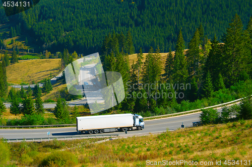 Image of Truck in the mountains