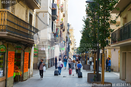 Image of Barcelona street life, Spain