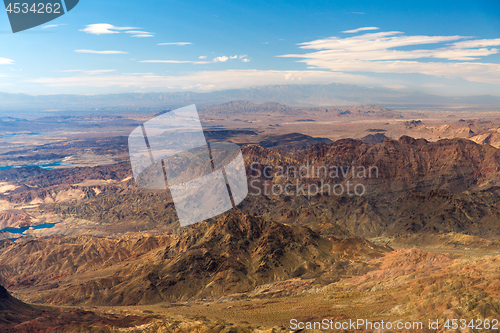 Image of aerial view of grand canyon from helicopter