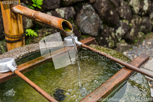 Image of Washing pool at Japanese temple