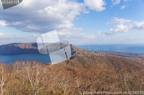 Image of Lake kuttara in Shiraoi of Japan