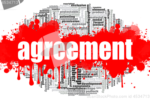 Image of Agreement word cloud
