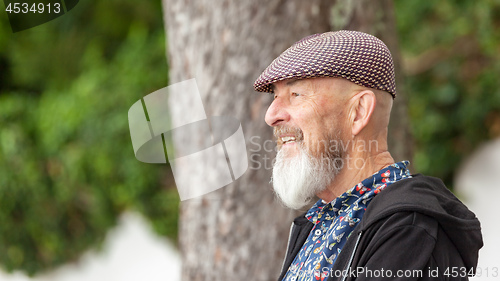 Image of old man outdoor