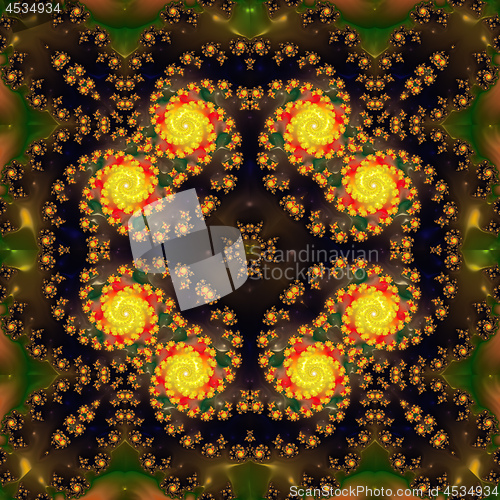 Image of fractal art background