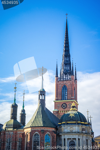 Image of big church in Stockholm Sweden