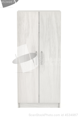 Image of Modern wooden wardrobe