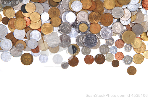 Image of old world coins texture