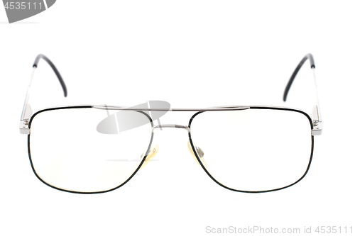 Image of old glasses isolated