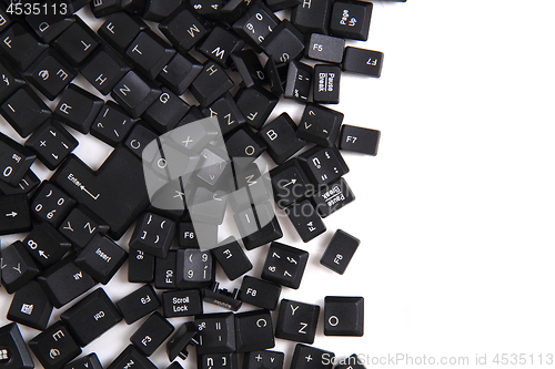 Image of black keyboard key texture