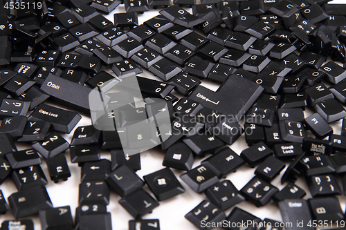 Image of black keyboard key texture
