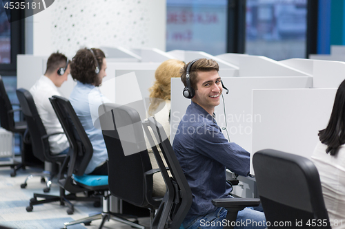 Image of Call center operators