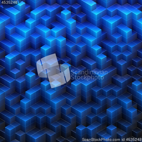 Image of Cube endless background texture