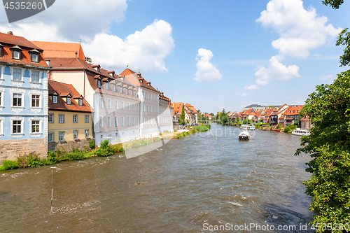 Image of river Regnitz in Bamberg Germany