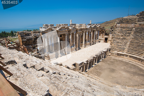 Image of Roman amphitheatre in the ruins of Hierapolis