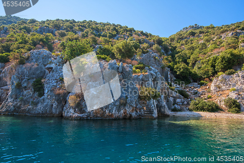 Image of ancient city on the Kekova