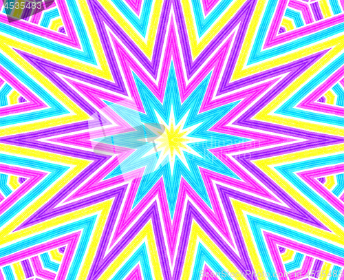 Image of Background with bright colorful concentric pattern