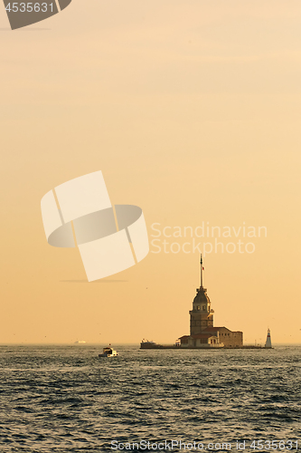 Image of The Maidens Tower. Istanbul, Turkey