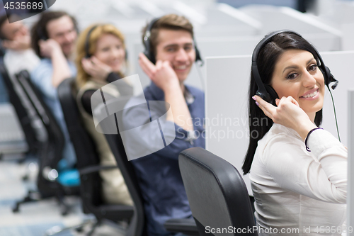 Image of Call center operators