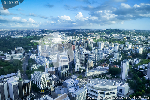 Image of Auckland aerial view, New Zealand