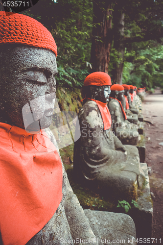 Image of Narabi Jizo statues, Nikko, Japan