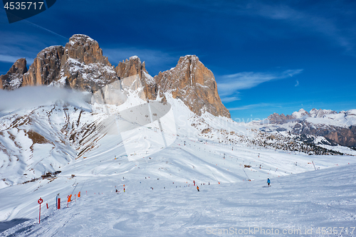 Image of Ski resort in Dolomites, Italy