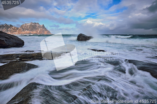 Image of Beach of fjord in Norway