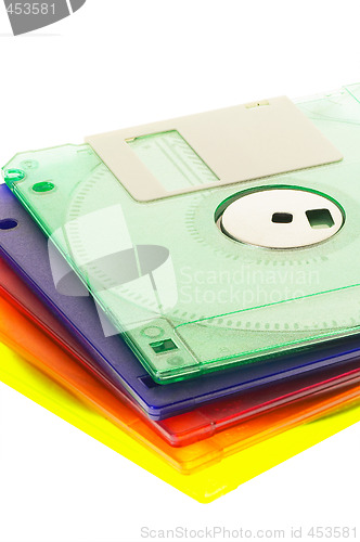 Image of coulorfull floppy disk